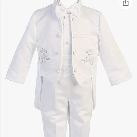 Other - White Baptism Tuxedo for Toddlers